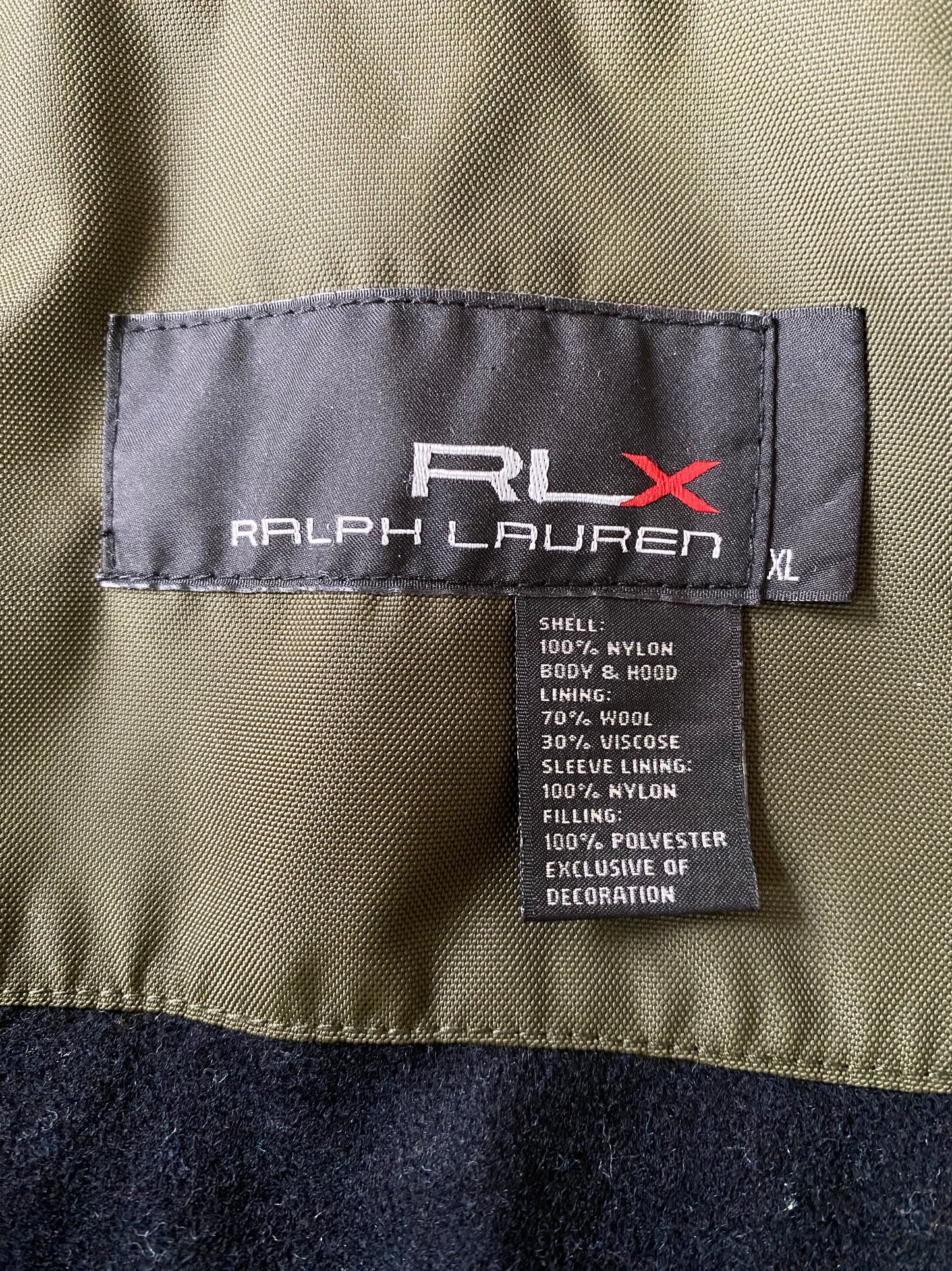 Manteau / parka Ralph Lauren X, vert kaki, XL