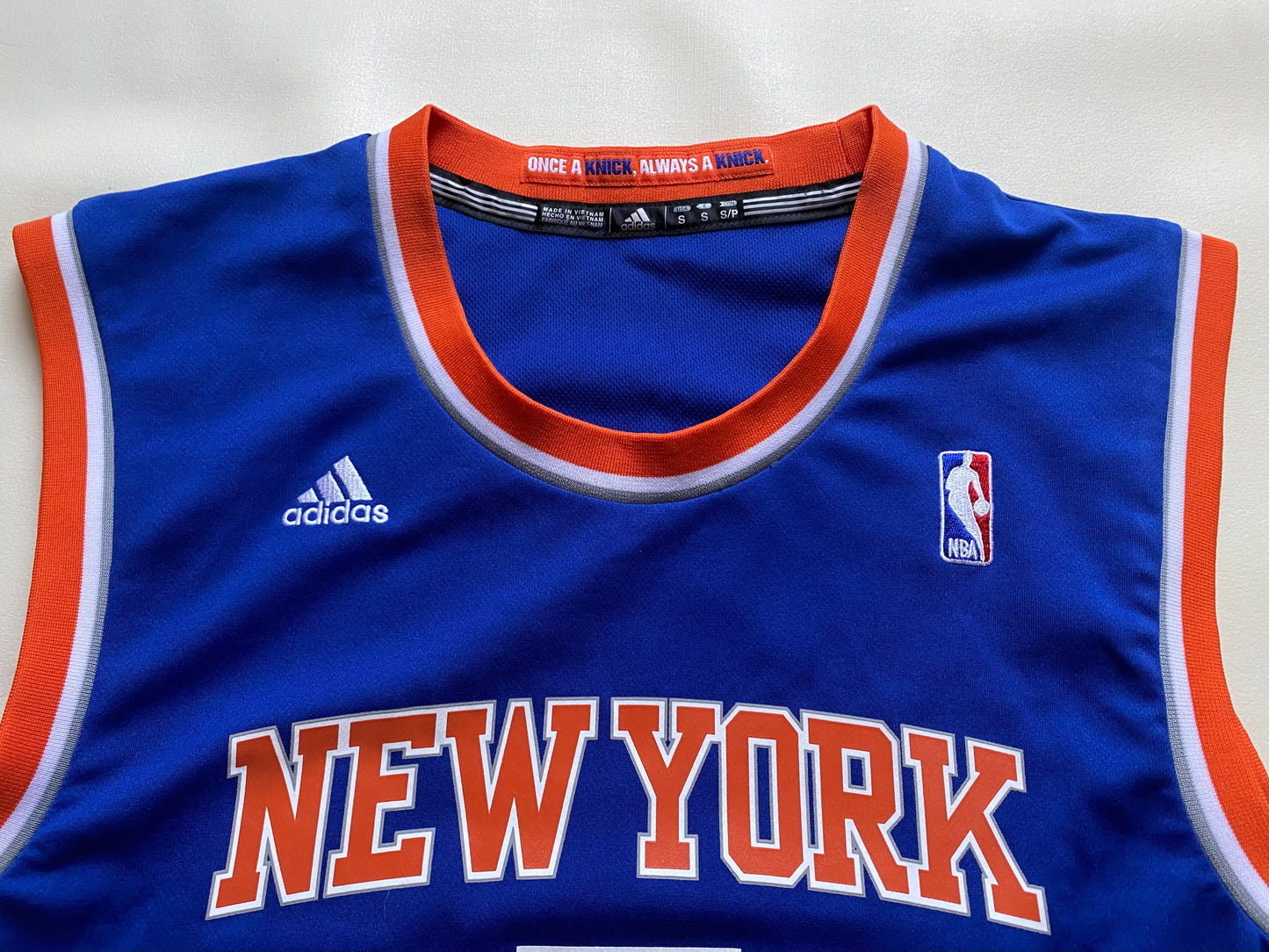 Maillot basket New York Knicks, Carmelo Anthony, bleu, S