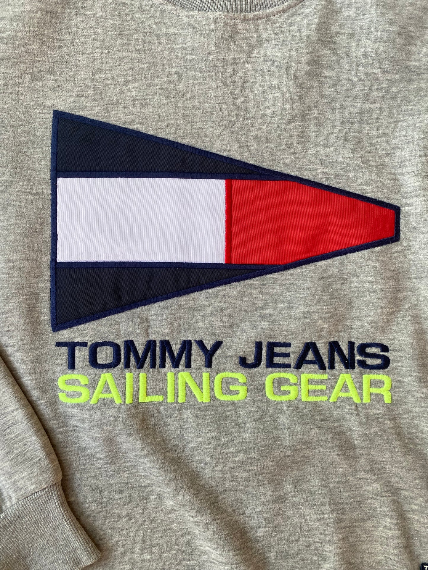 Pull Tommy Hilfiger sailing, gris, S