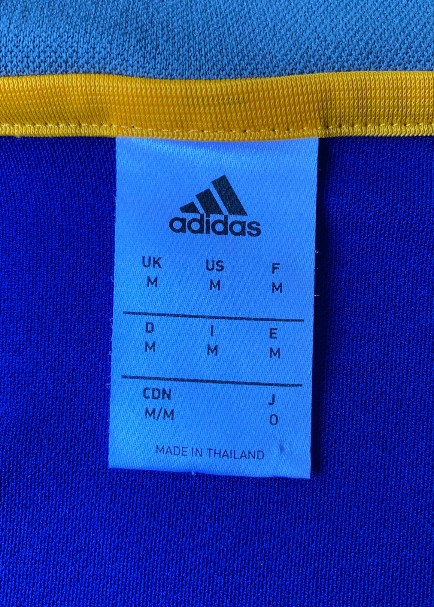 Pull à capuche zippé Adidas, golden state warriors, bleu, M