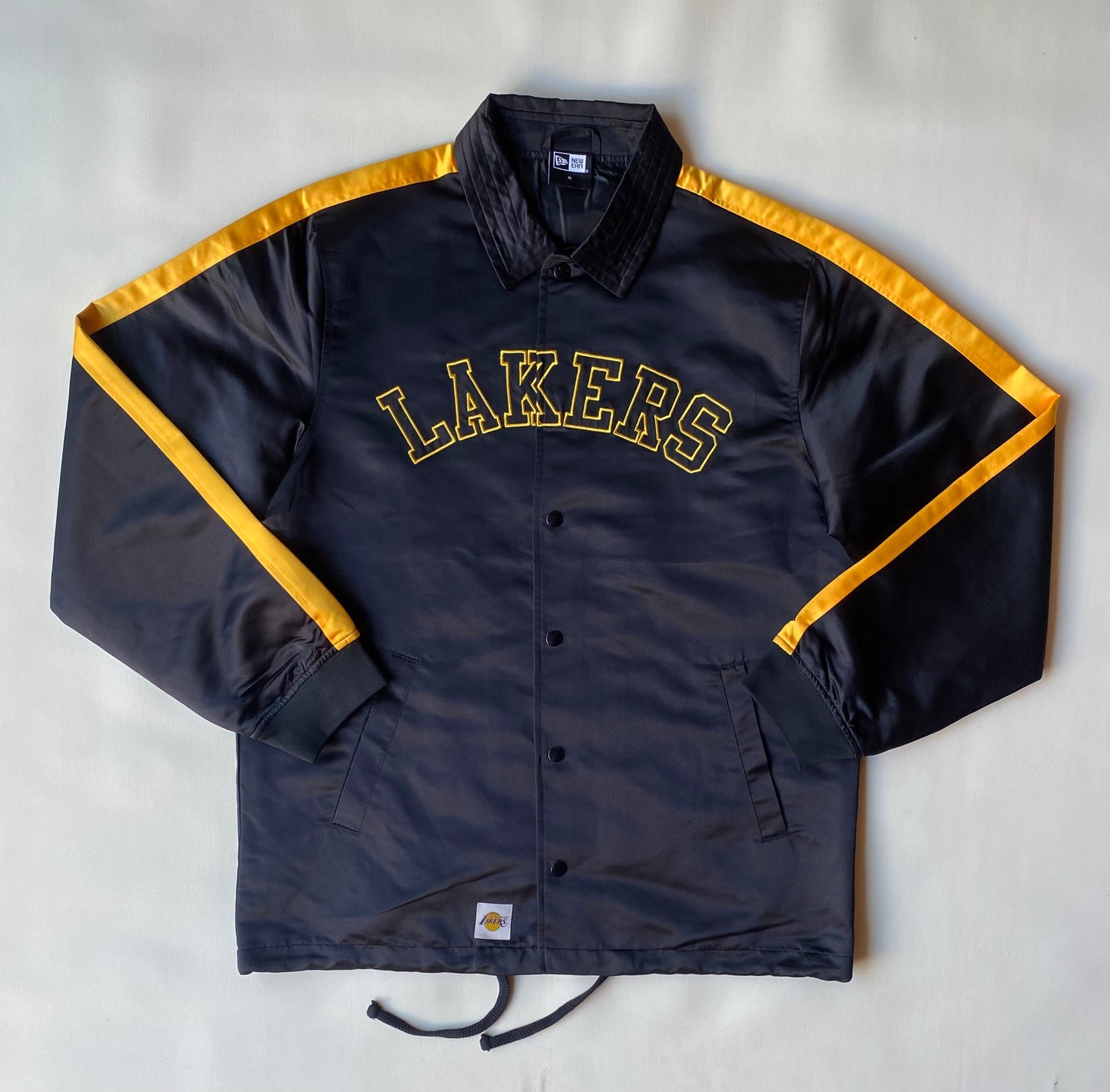 Veste New Era, NBA Lakers, noire et jaune, XL