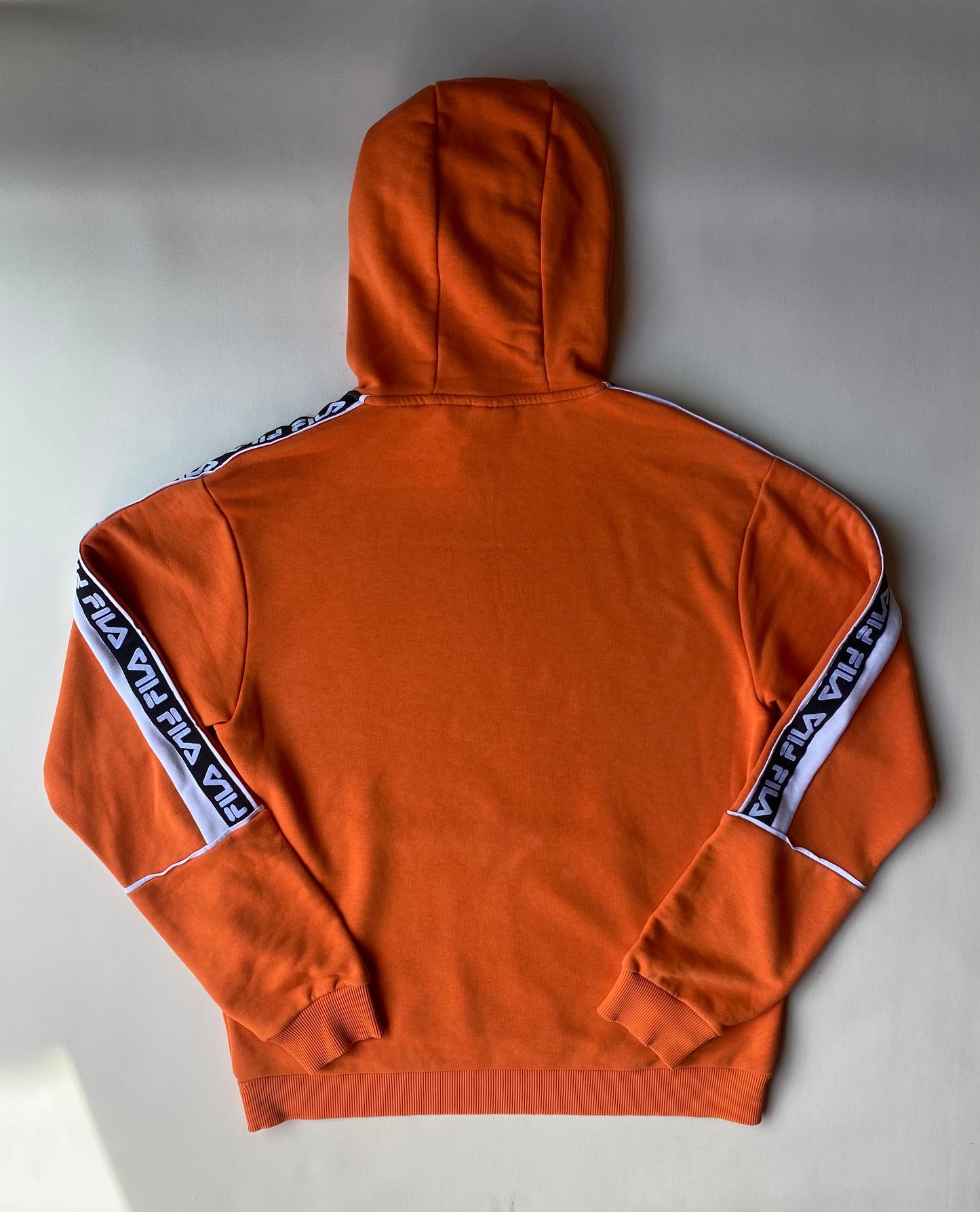 Pull à capuche File, orange, M