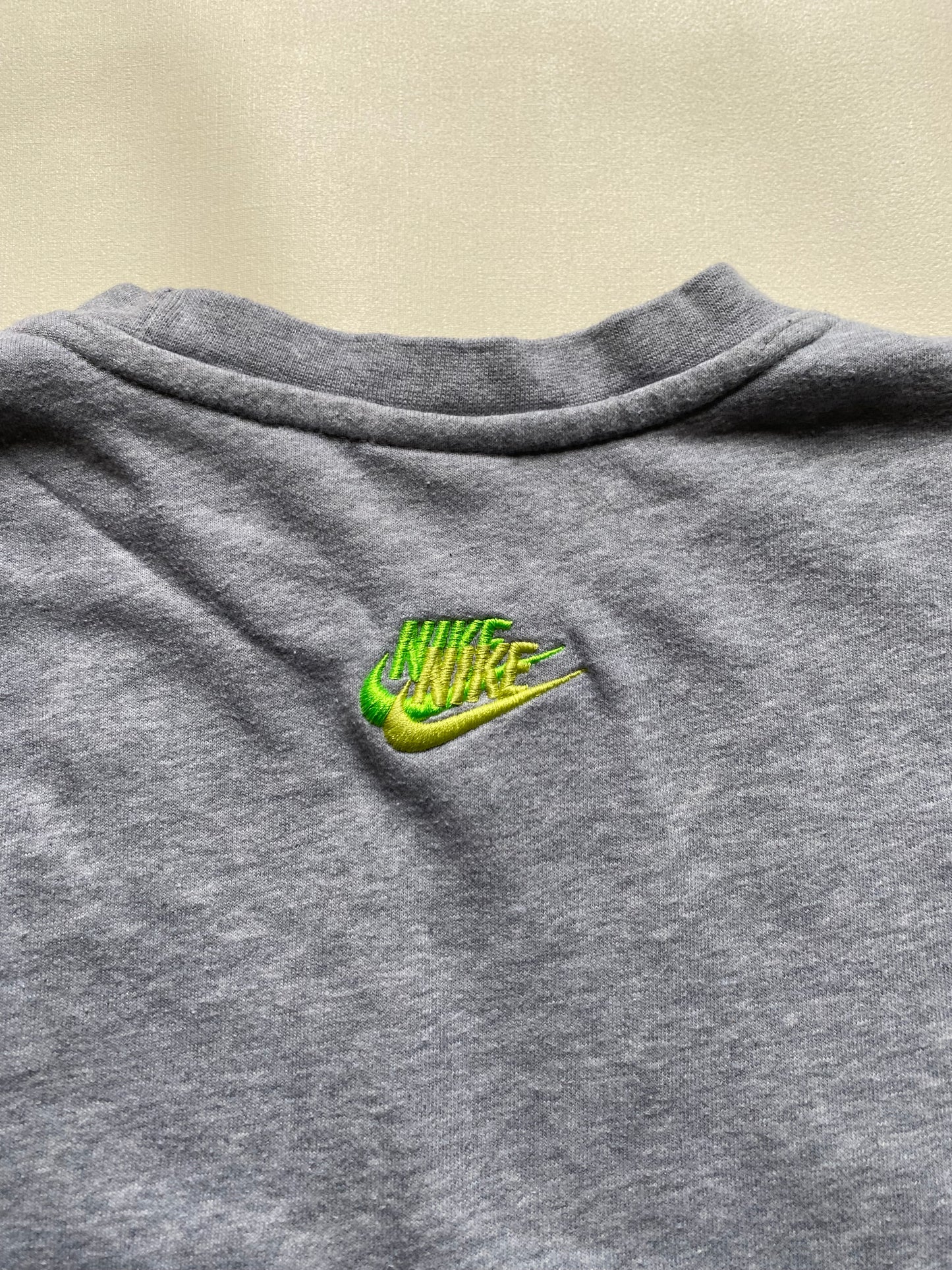 Pull Nike full logo, gris, M/L