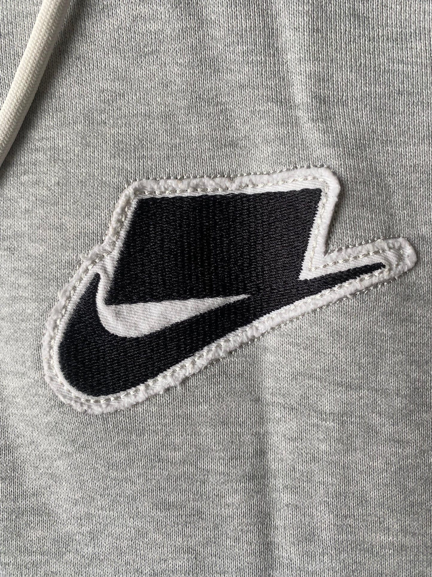 ✅ Hoodie Nike, gris / blanc, M