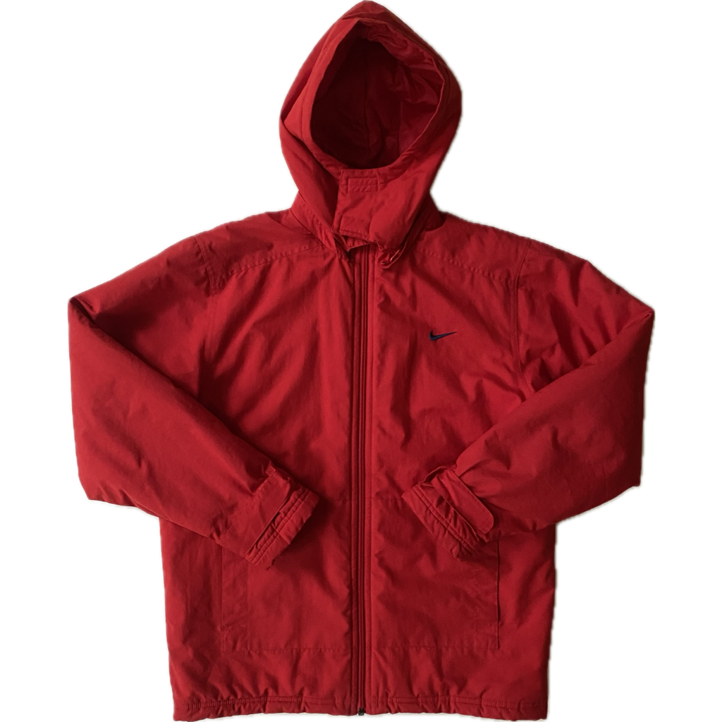 Manteau vintage Nike, rouge, S