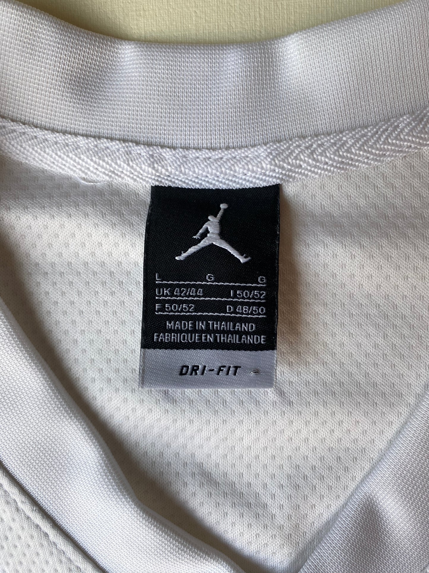 Maillot d'entraînement Jordan, blanc, L