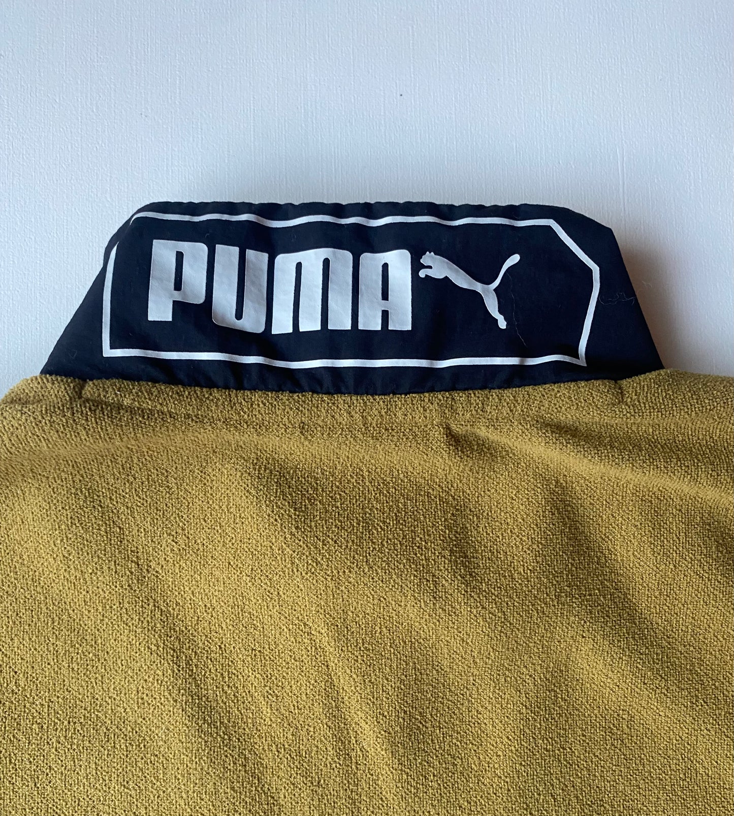 Pull polaire demi-zip Puma, marron, S oversize