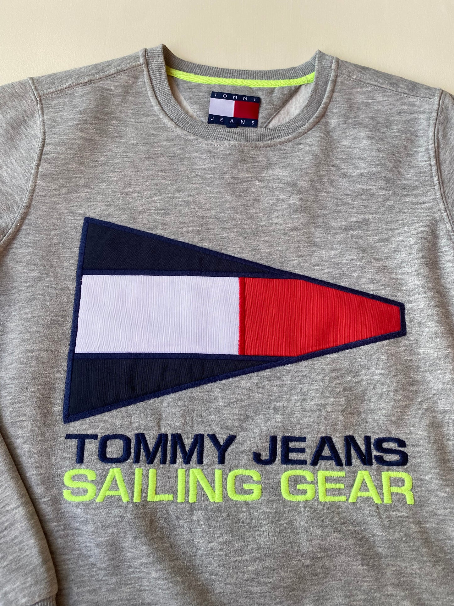 Pull Tommy Hilfiger sailing, gris, S