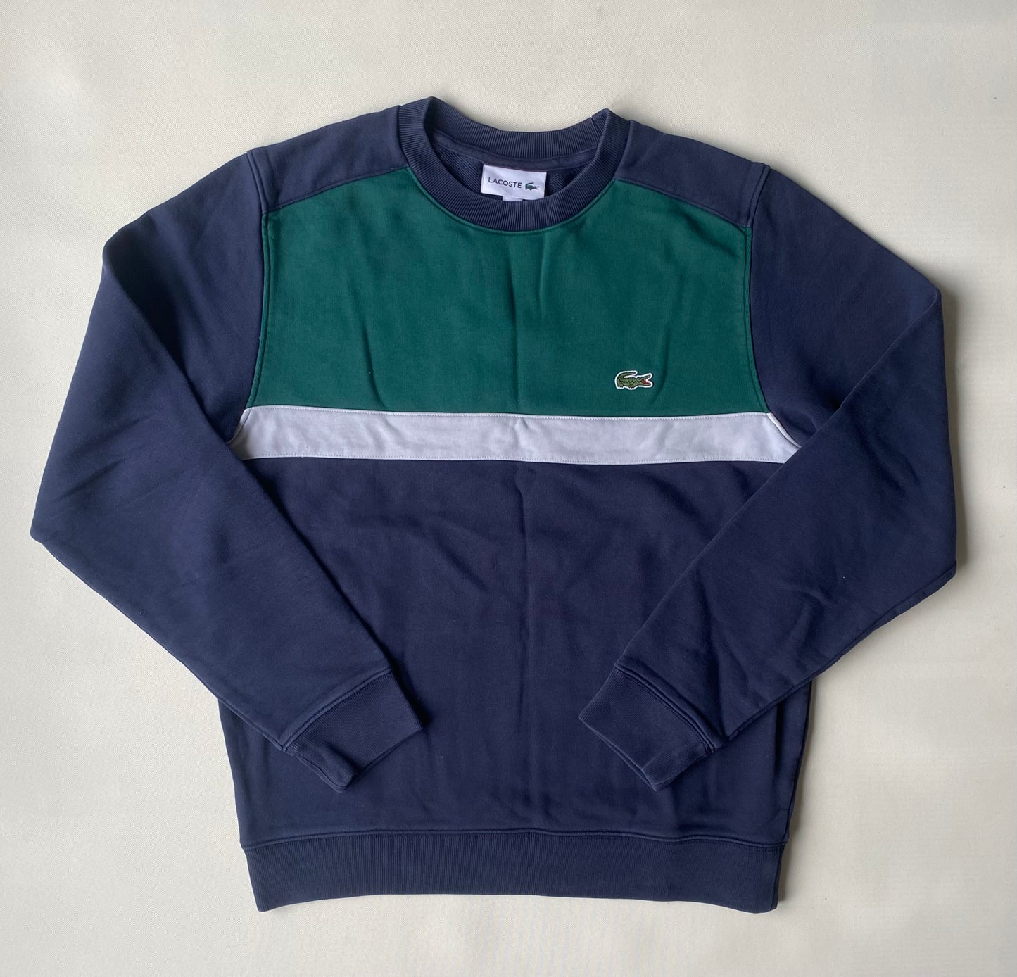 ✅ Pull Lacoste, bleu marine, S