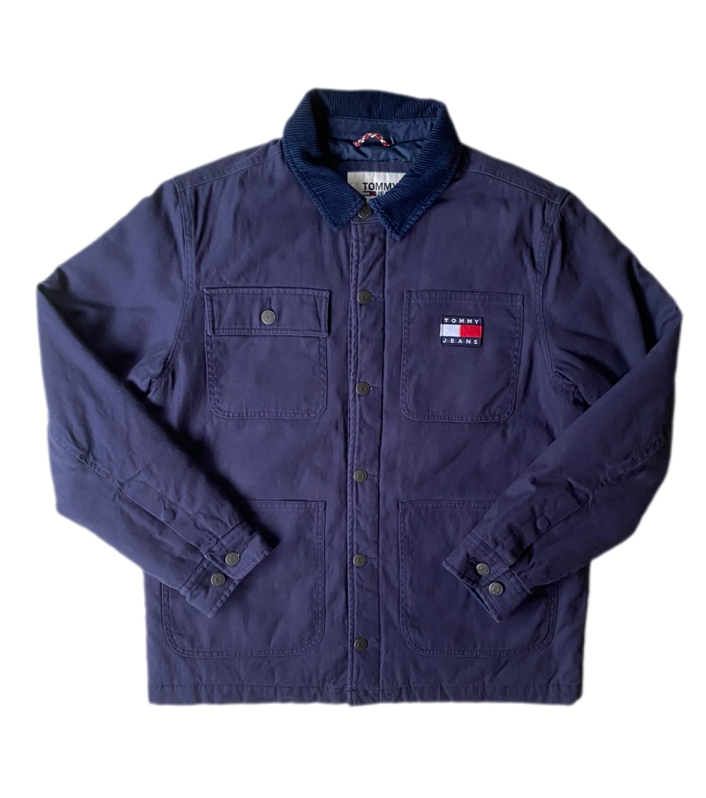 Veste jean épaisse Tommy Hilfiger, bleu marine, L