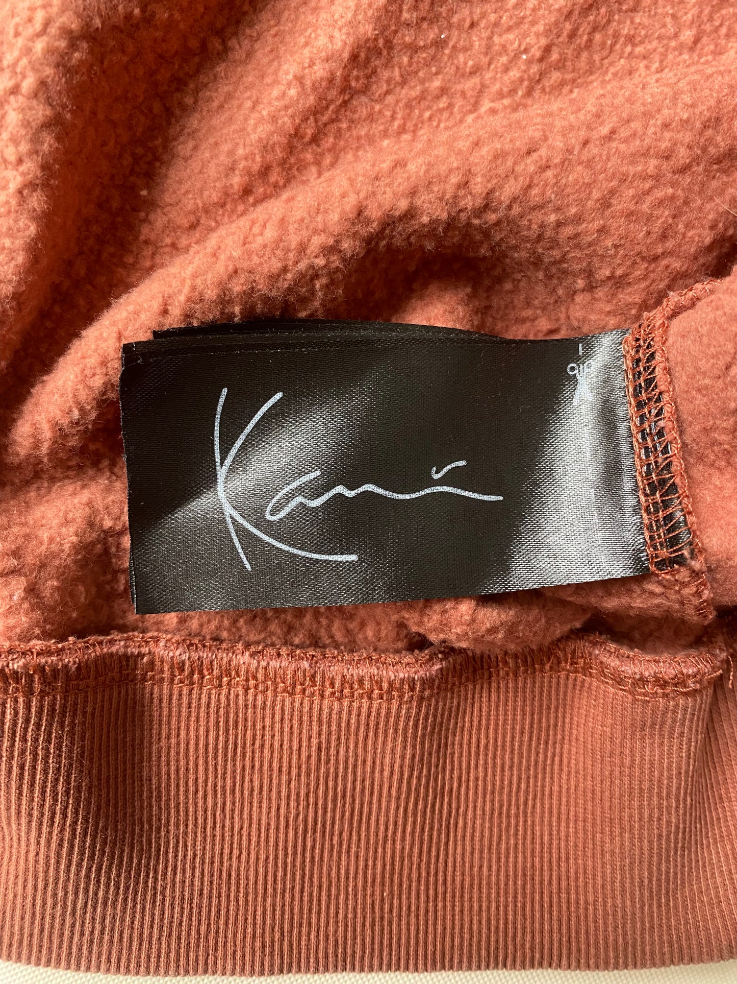 ✅ Hoodie Karl Kani, marron rouille, XL