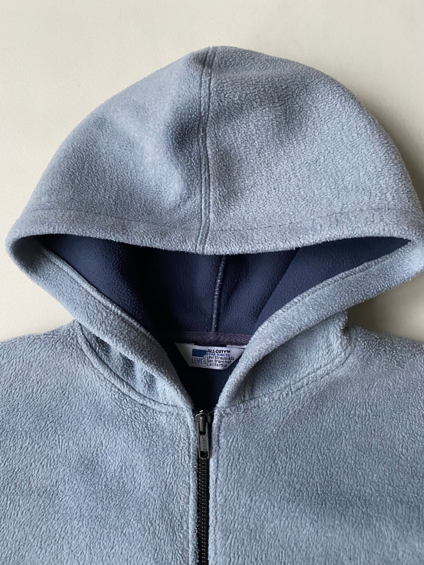 ✅ Hoodie polaire Levi's vintage, gris, M femme