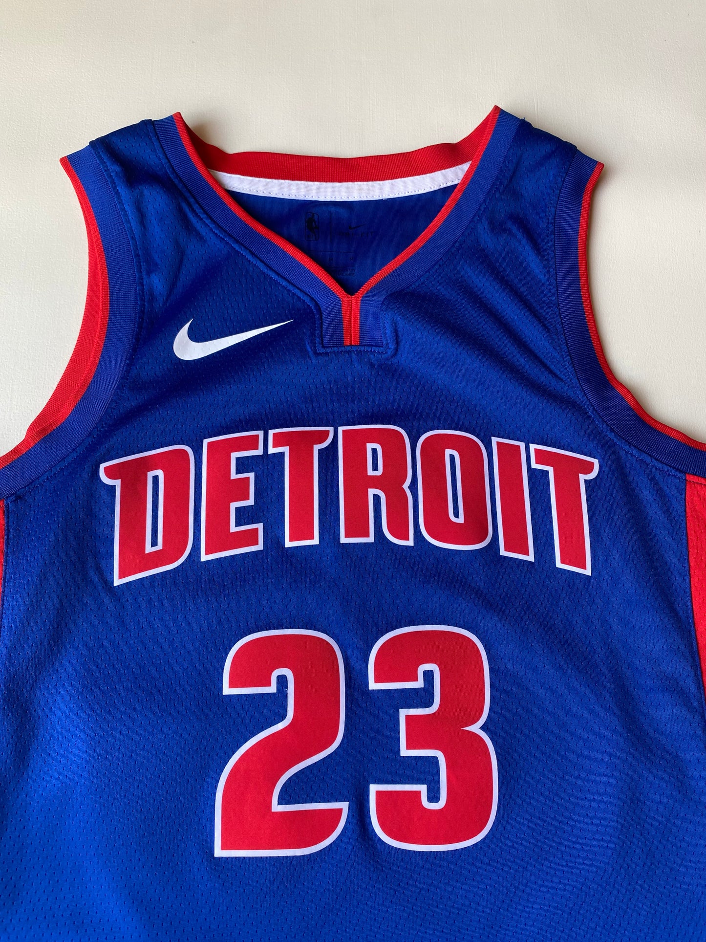 Maillot de basket Nike, Detroit Pistons, Griffin, Rouge/bleu, M