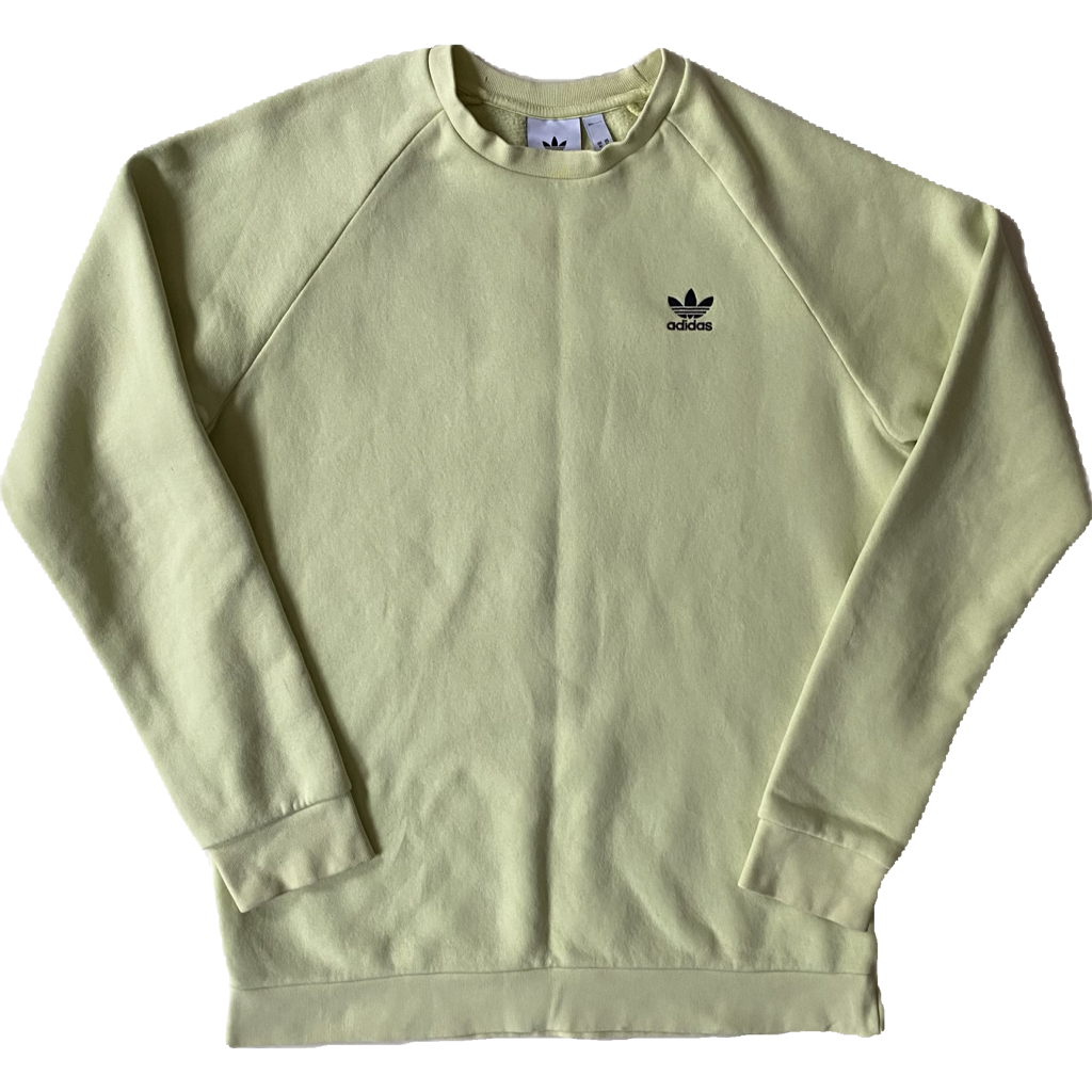 Pull Adidas, vert anis, M légèrement oversize