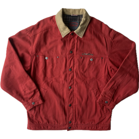 Veste jean vintage Oxbow, rouge, L / XL