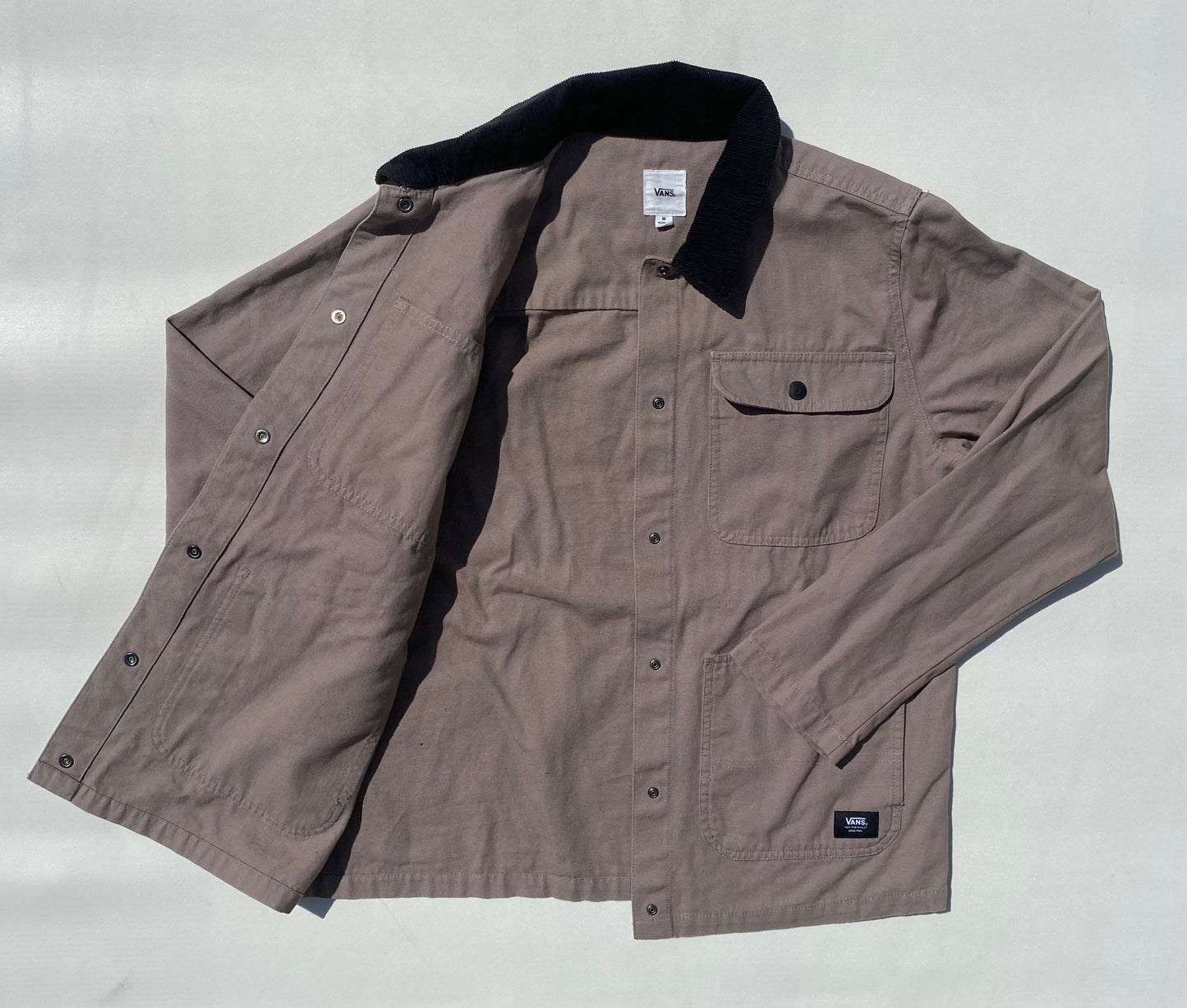 ✅ Veste jean Vans, marron, M