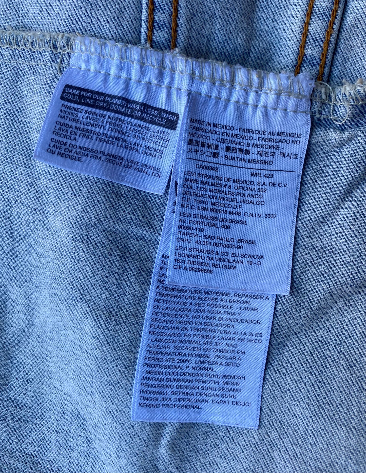 Veste en jean Levi's, bleu clair, L