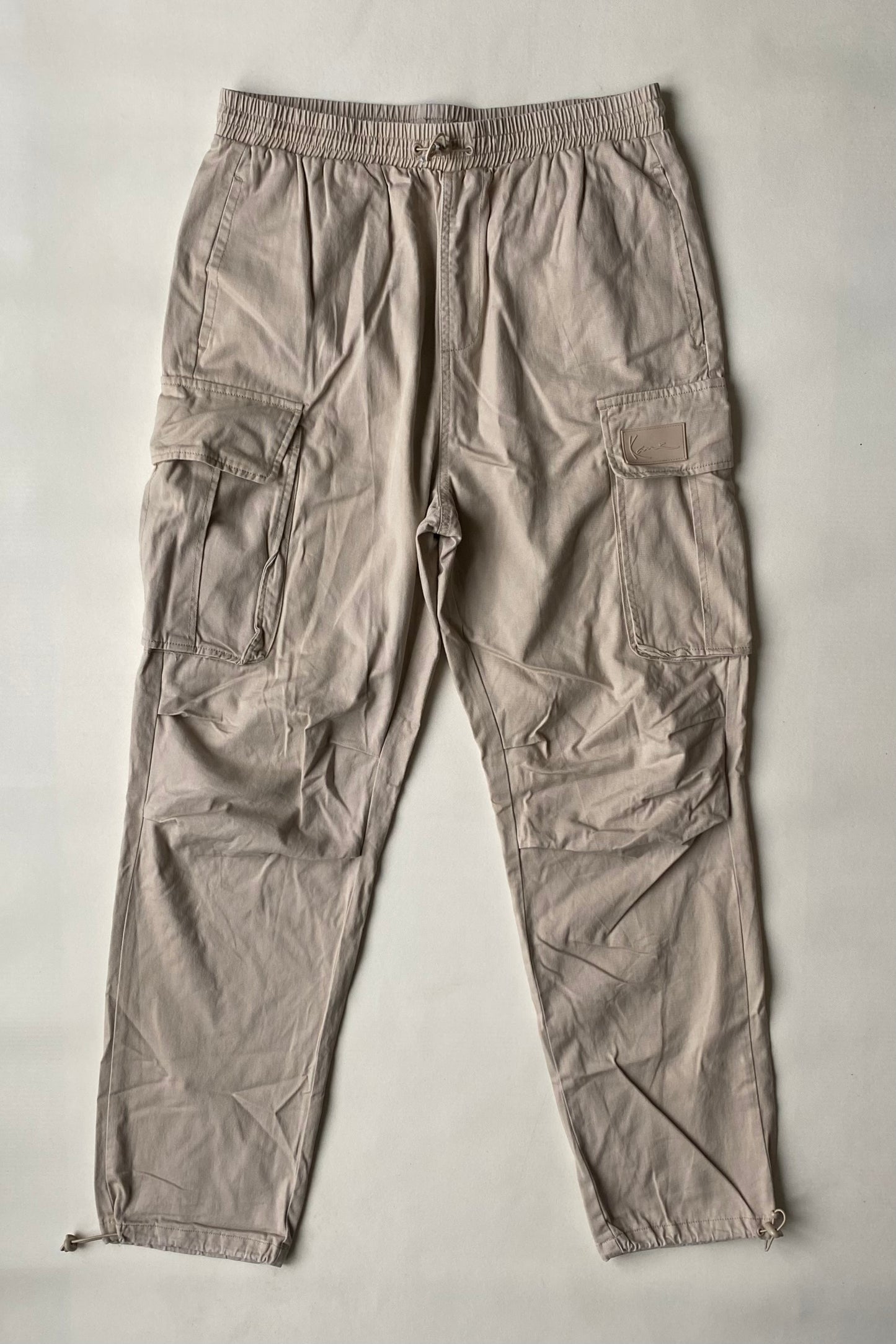 ✅ Pantalon cargo Karl Kani, beige, M (42)