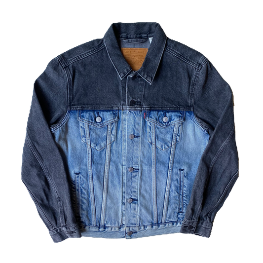 ✅ Veste en jean Levi's, bleu / gris foncé, M