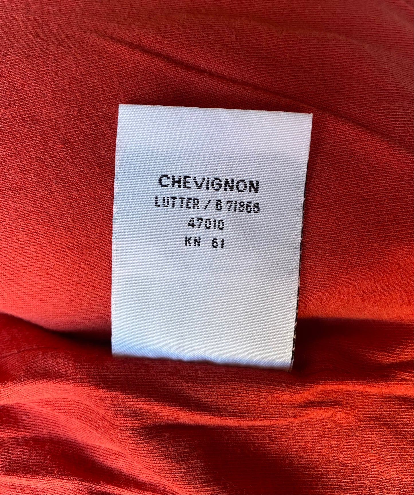 Veste coupe-vent vintage Chevignon, rouge, S oversize