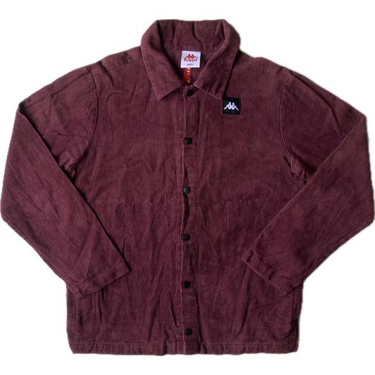 ✅ Veste velours côtelé Kappa, rouge bordeaux, M