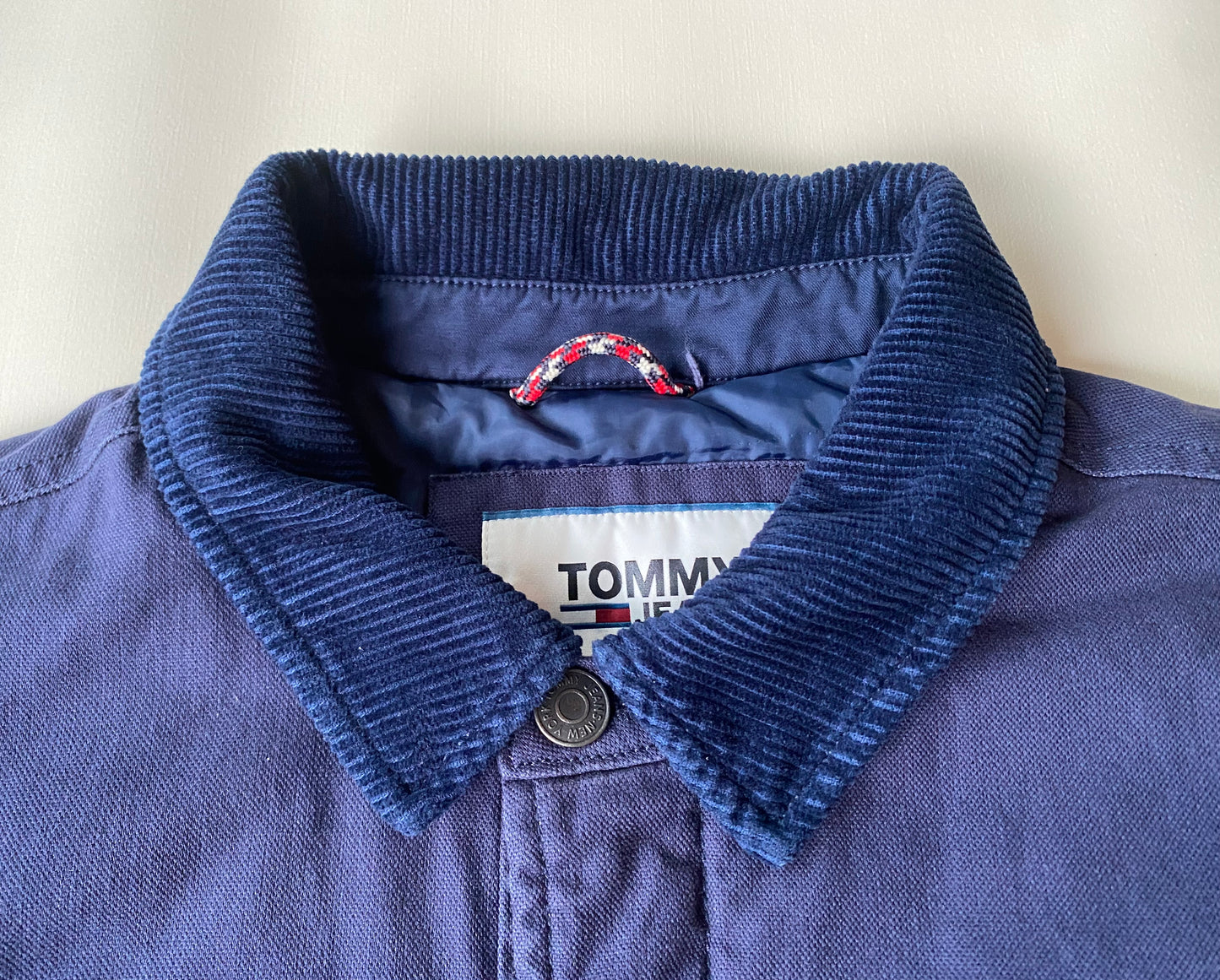 Veste jean épaisse Tommy Hilfiger, bleu marine, L