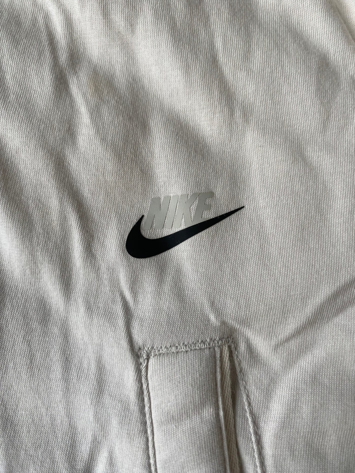 ✅ Bomber Nike, blanc / noir, L