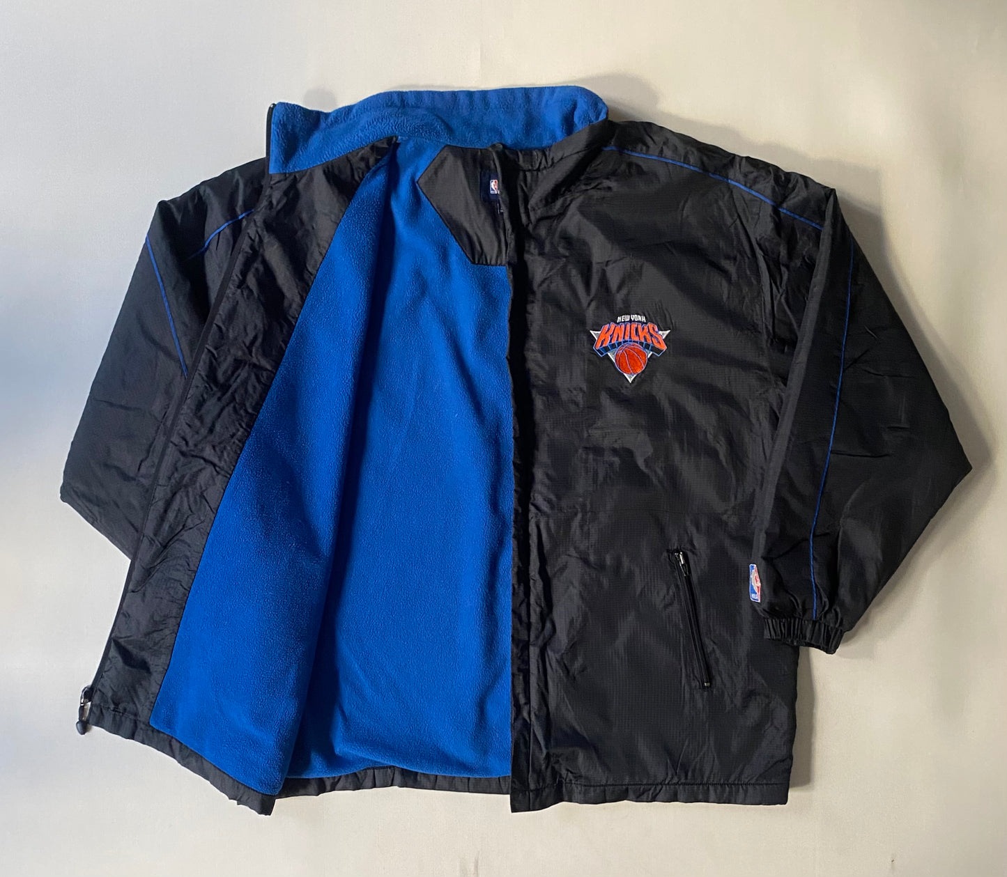 Doudoune NBA, New York Knicks, noir, L oversize