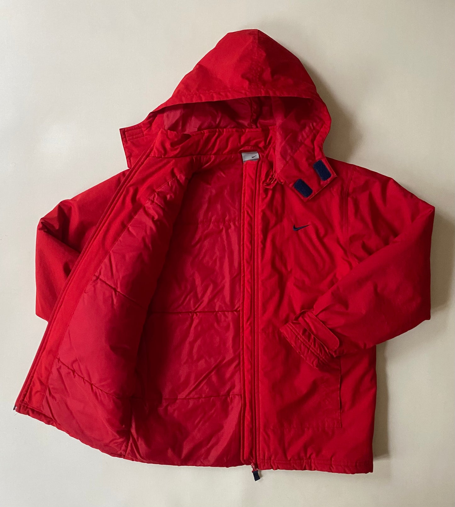 Manteau vintage Nike, rouge, S