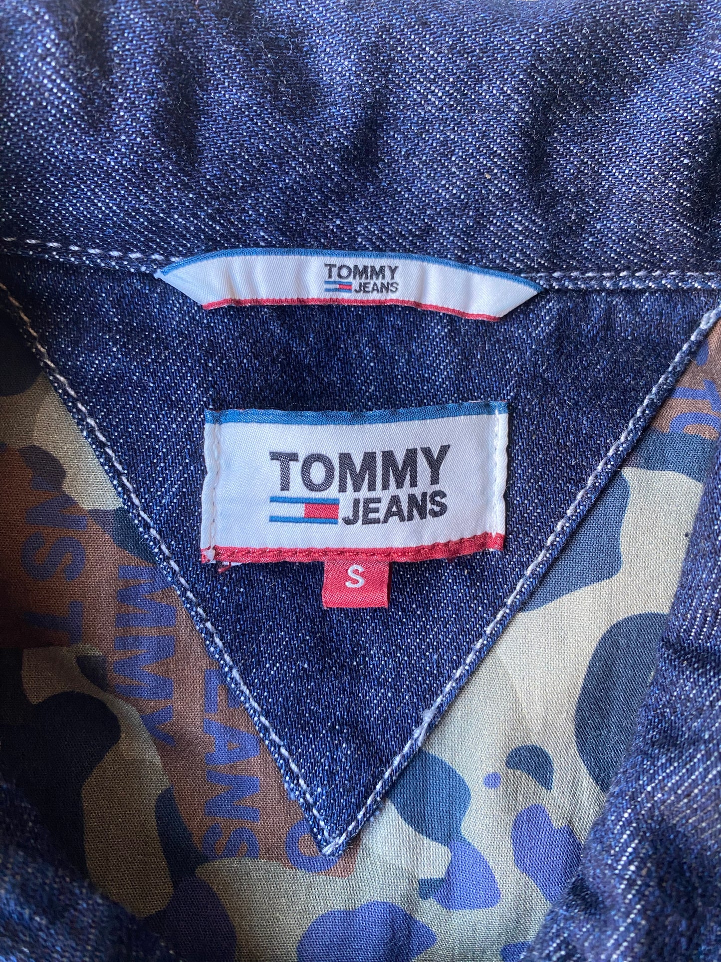 Veste jean Tommy Hilfiger, bleu marine, S oversize