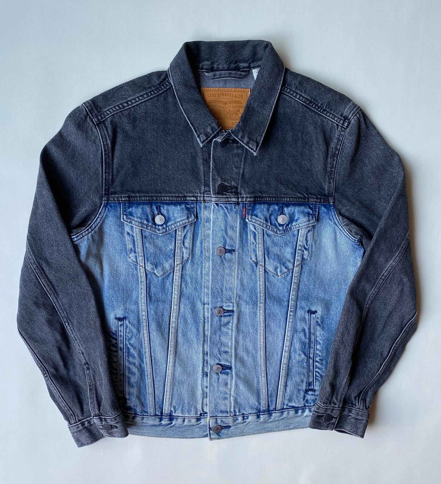 Veste en jean Levi's, bleu / gris foncé, M