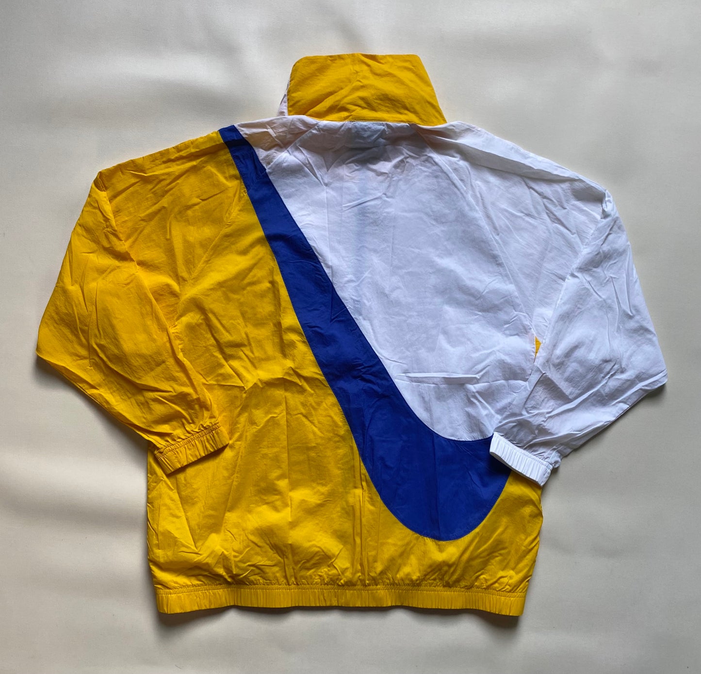 Veste coupe-vent / pluie Nike, Jaune / blanc / bleu, M