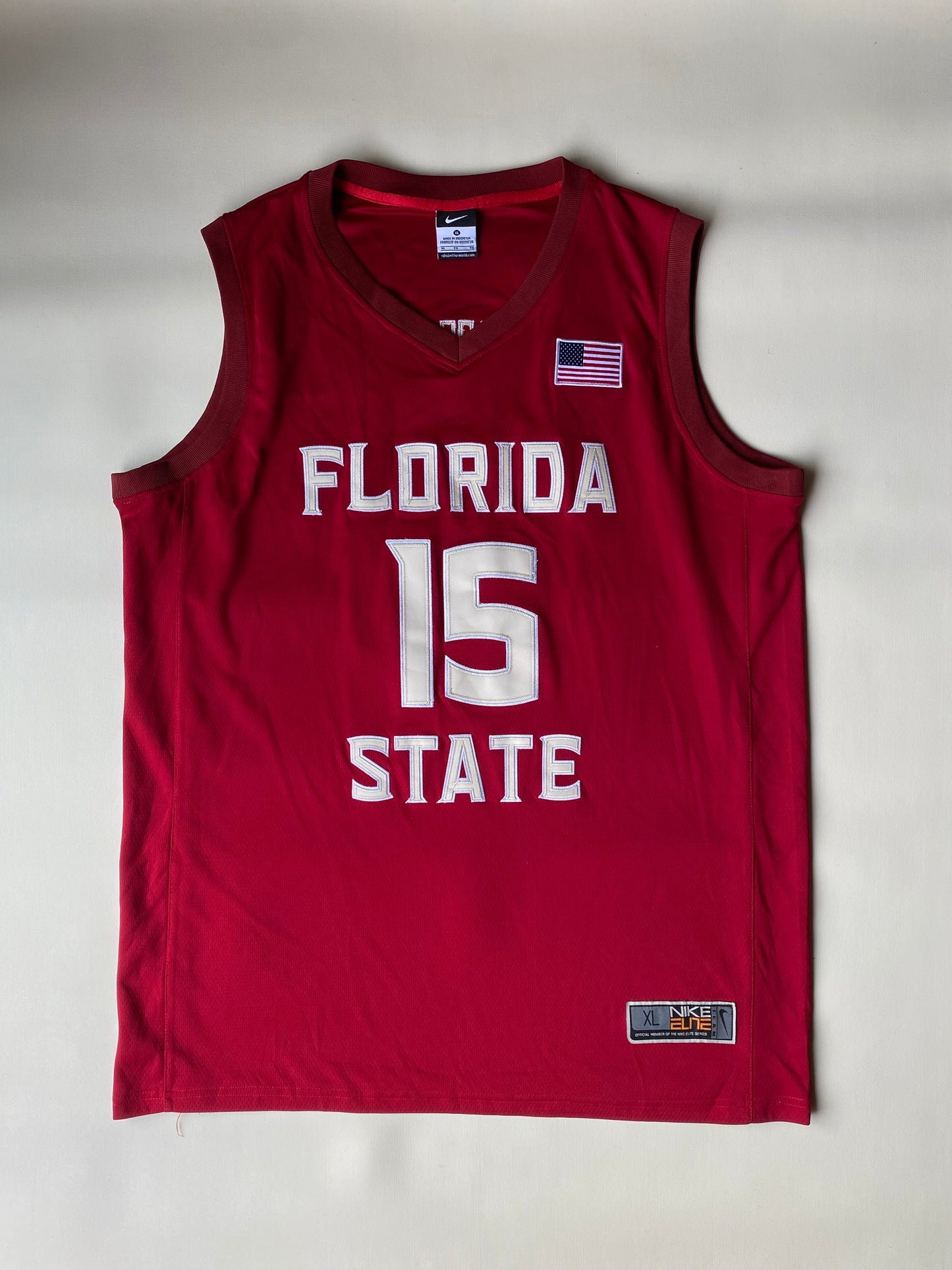 Maillot de basket, Florida State, Olejniczak, 15, rouge