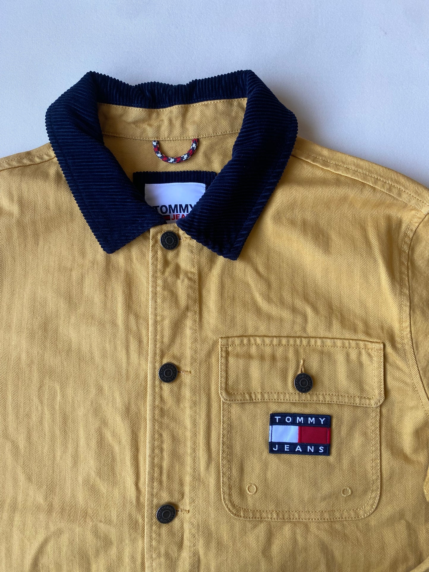 ✅ Veste jean Tommy Hilfiger, jaune, L