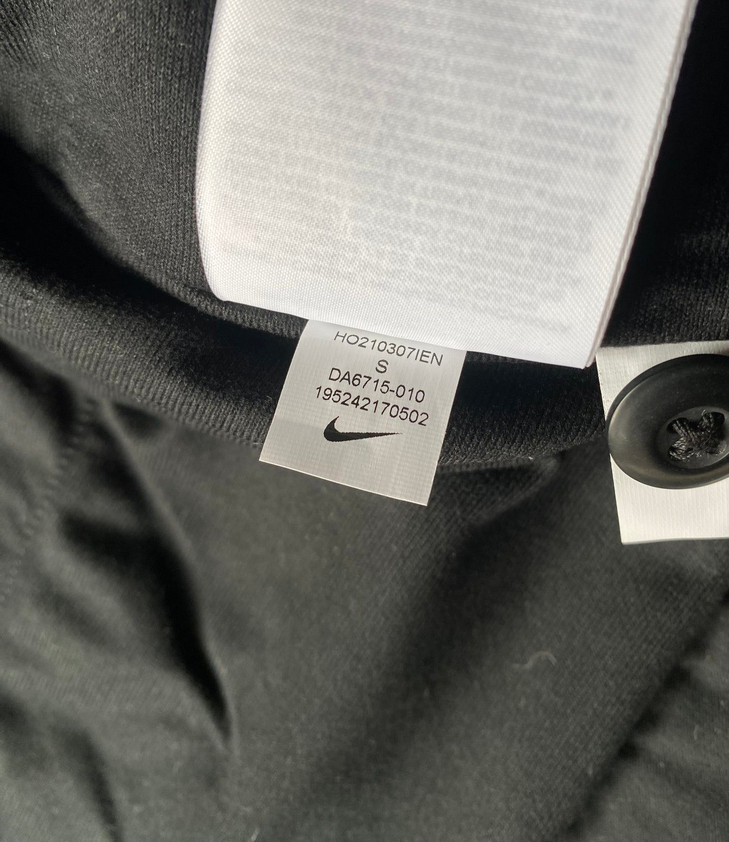 Veste col fourrure Nike, noir, S légèrement oversize