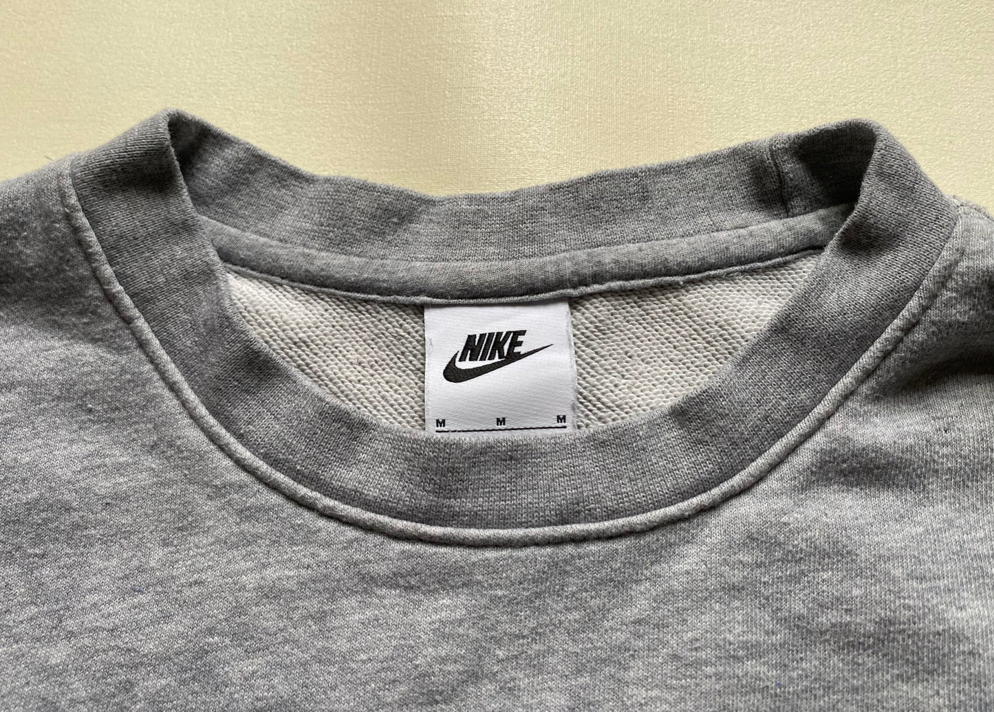 Pull Nike full logo, gris, M/L