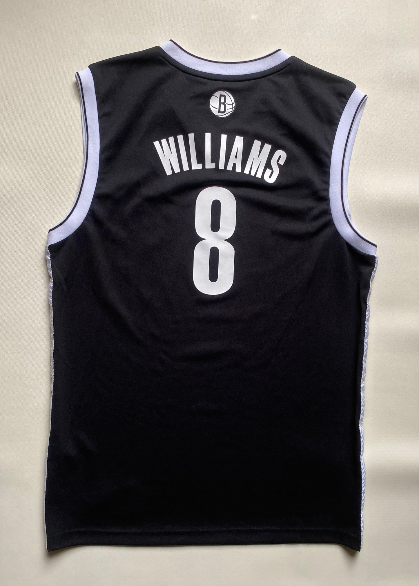 Maillot Brooklyn Nets, Deron Williams, numéro 8, noir, M