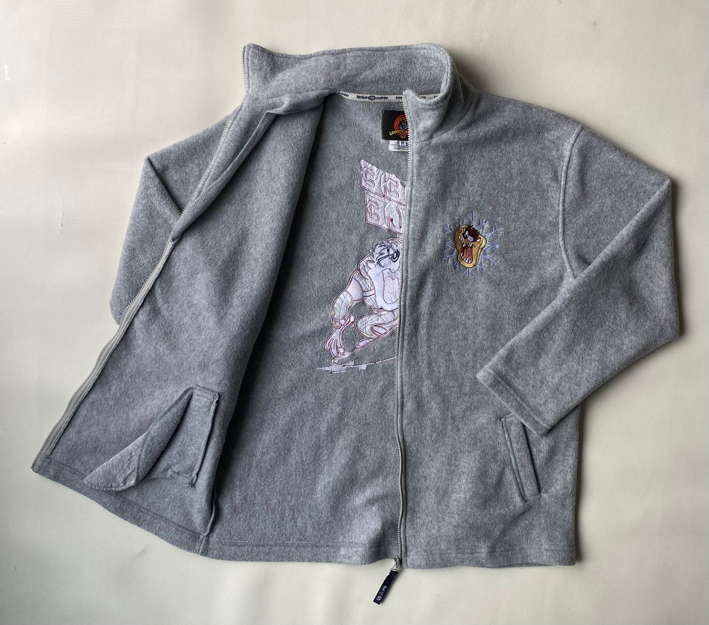 ✅ Veste polaire collector Taz Looney Tunes, L
