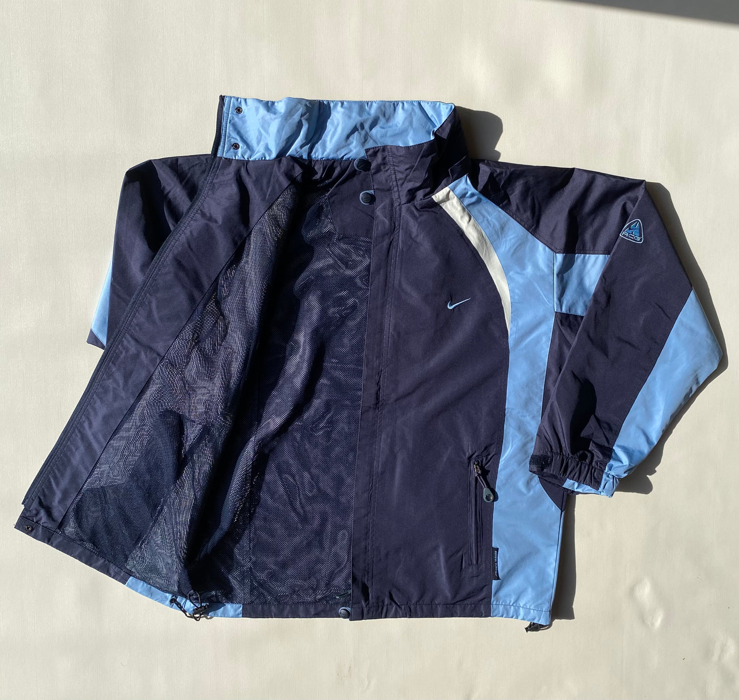 Veste vintage Nike ACG, bleu, M