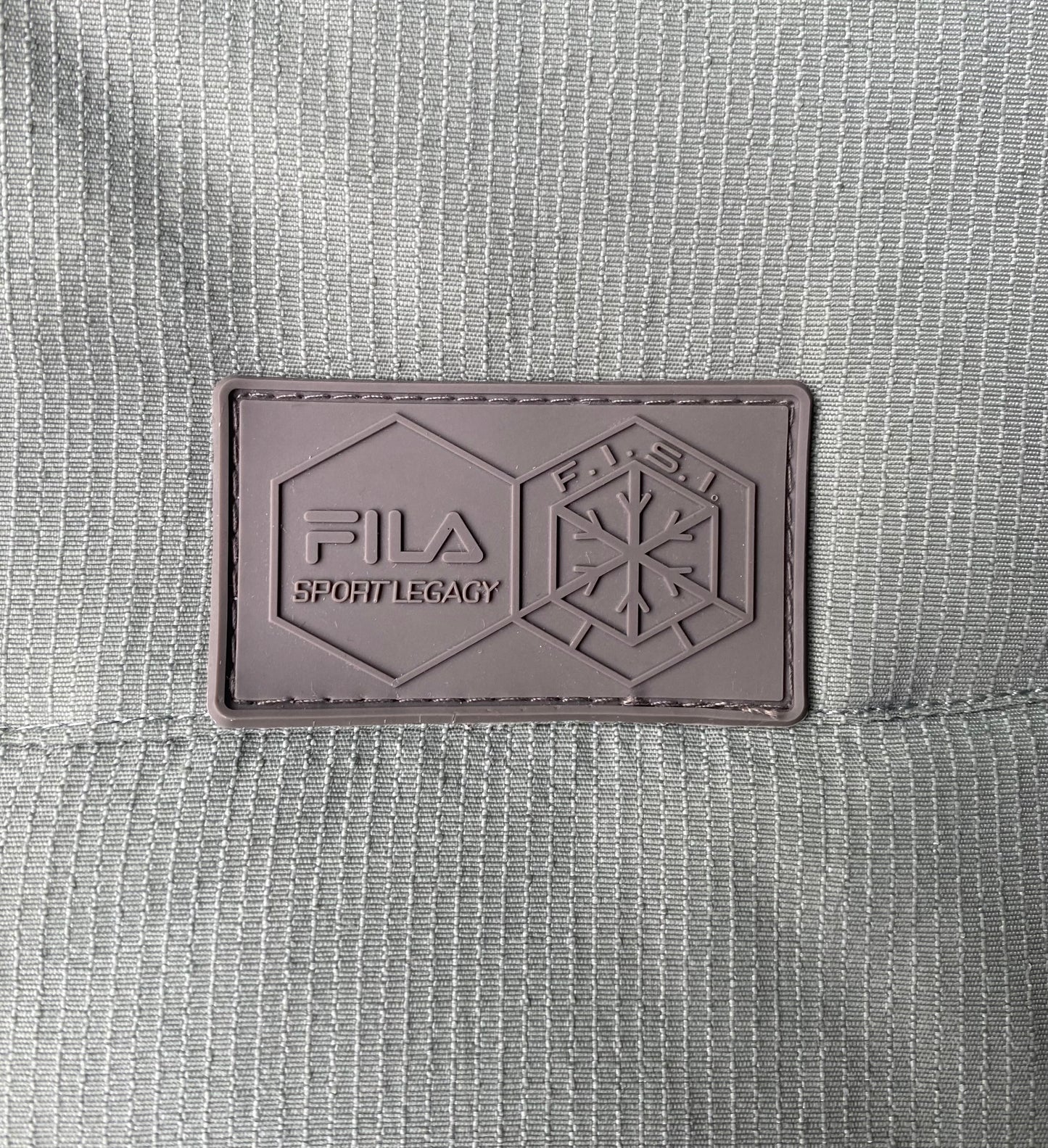 Doudoune vintage Fila, Gris/vert, M