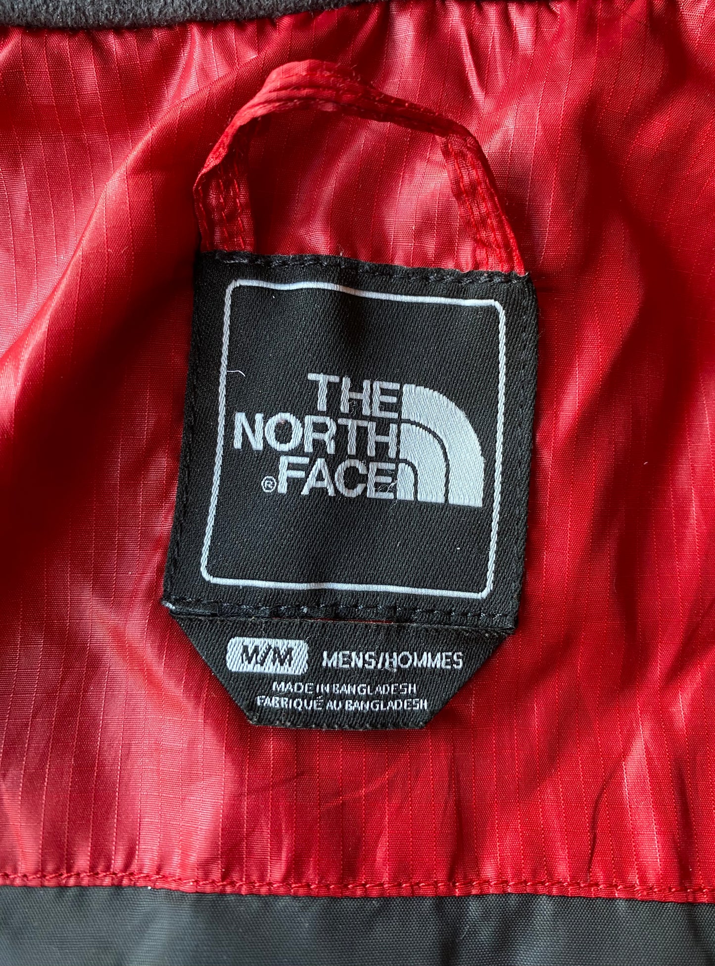 Doudoune vintage the north face, rouge, M oversize