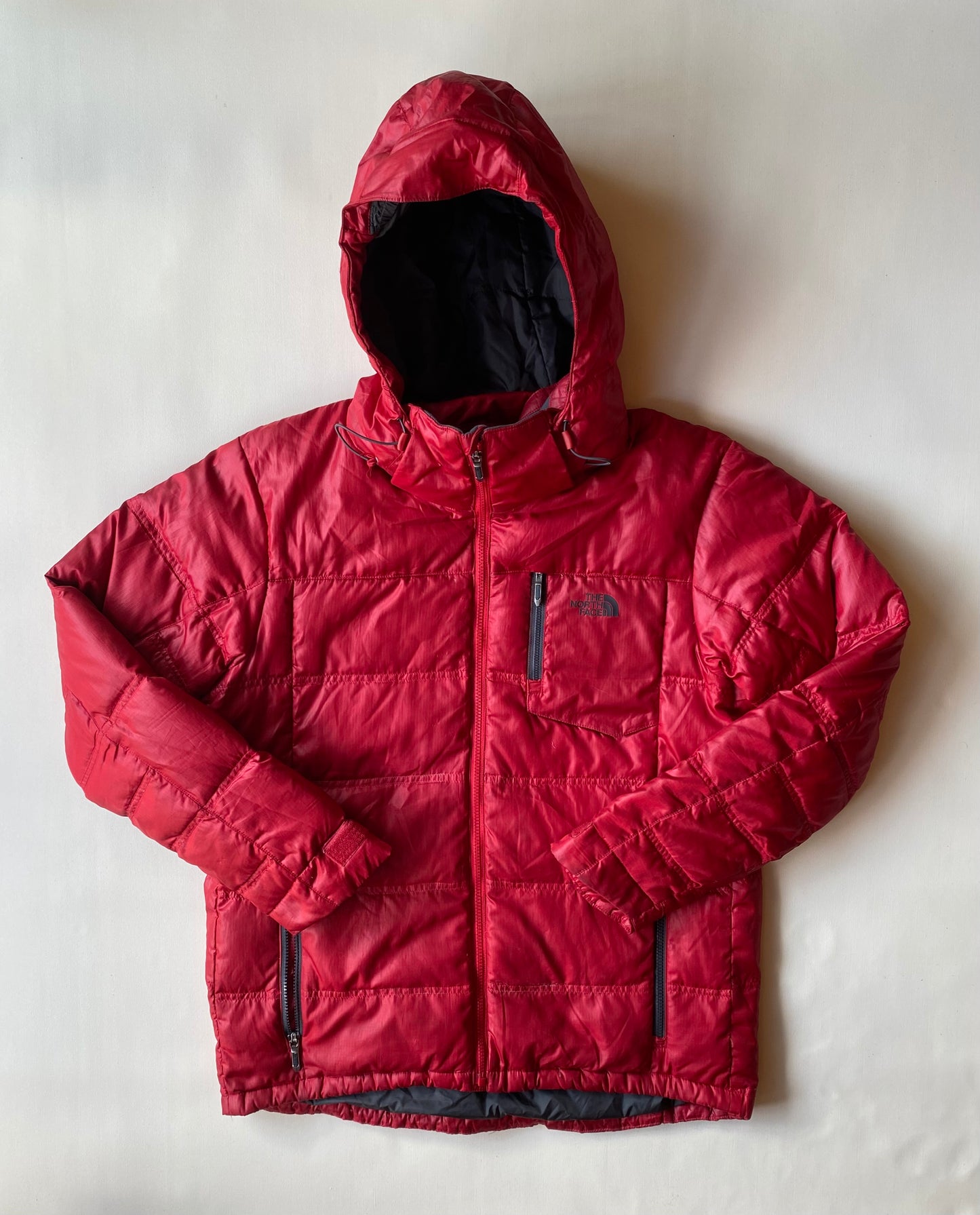 Doudoune vintage the north face, rouge, M oversize