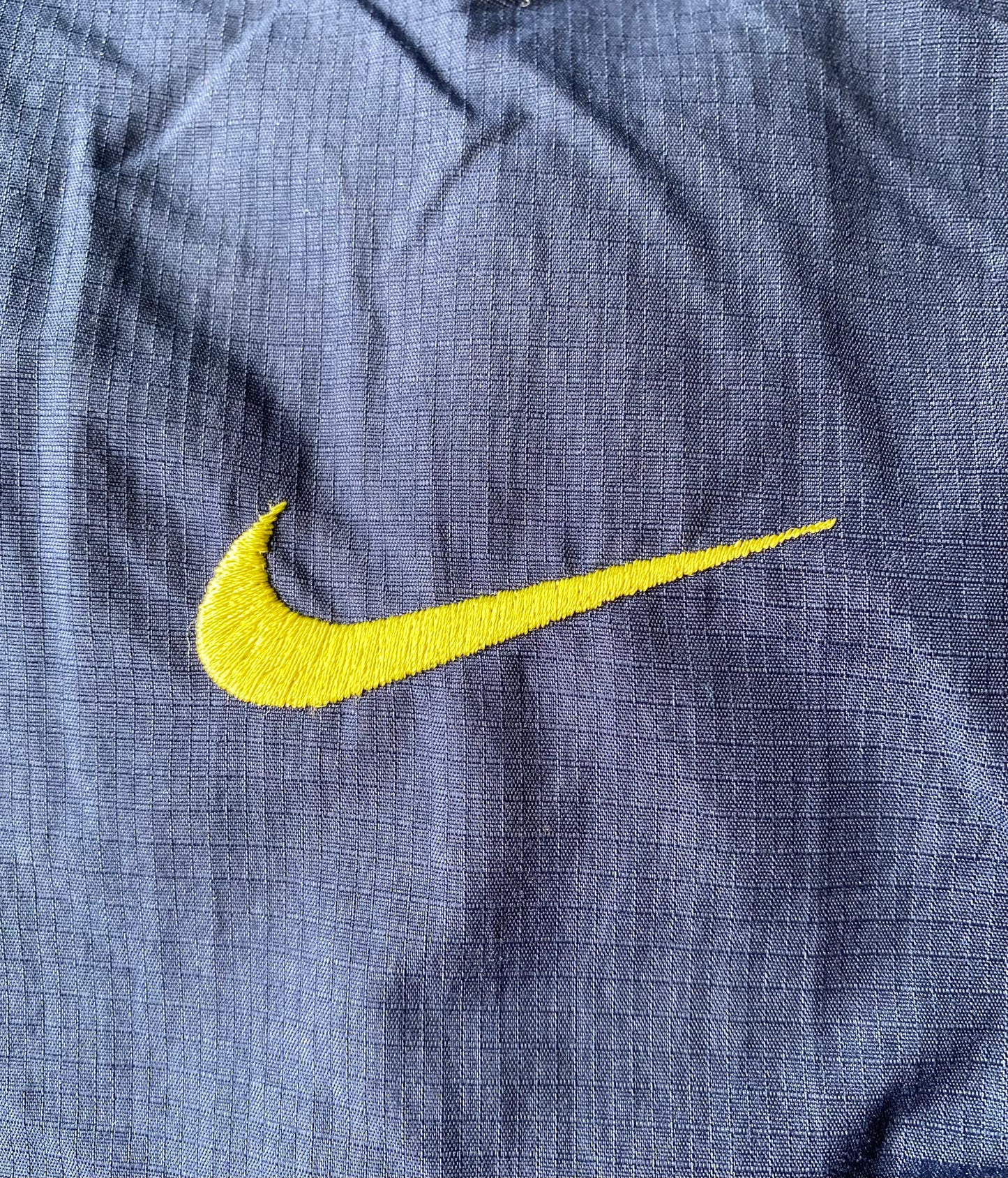 Doudoune vintage réversible Nike, Jaune/Vert/Marine, L