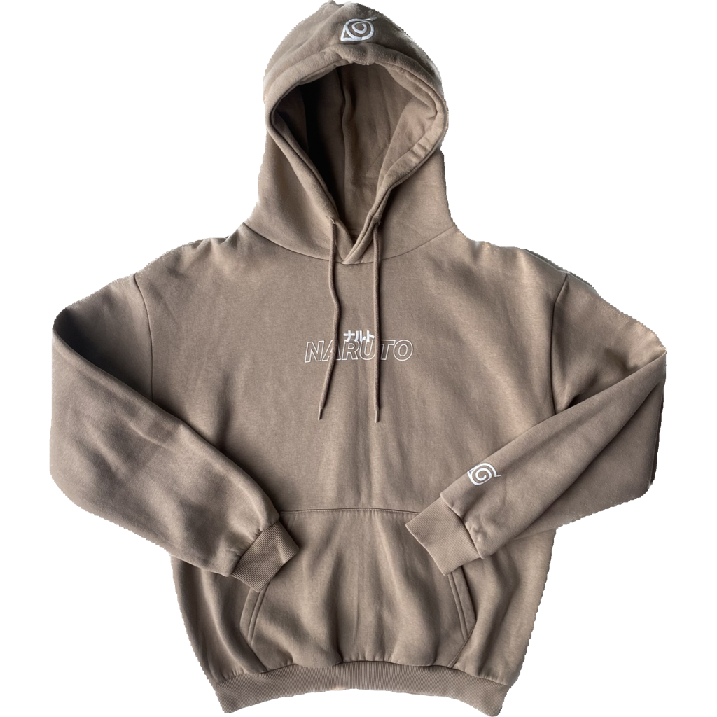 Hoodie Naruto (pull & bear), Marron clair/sable, M