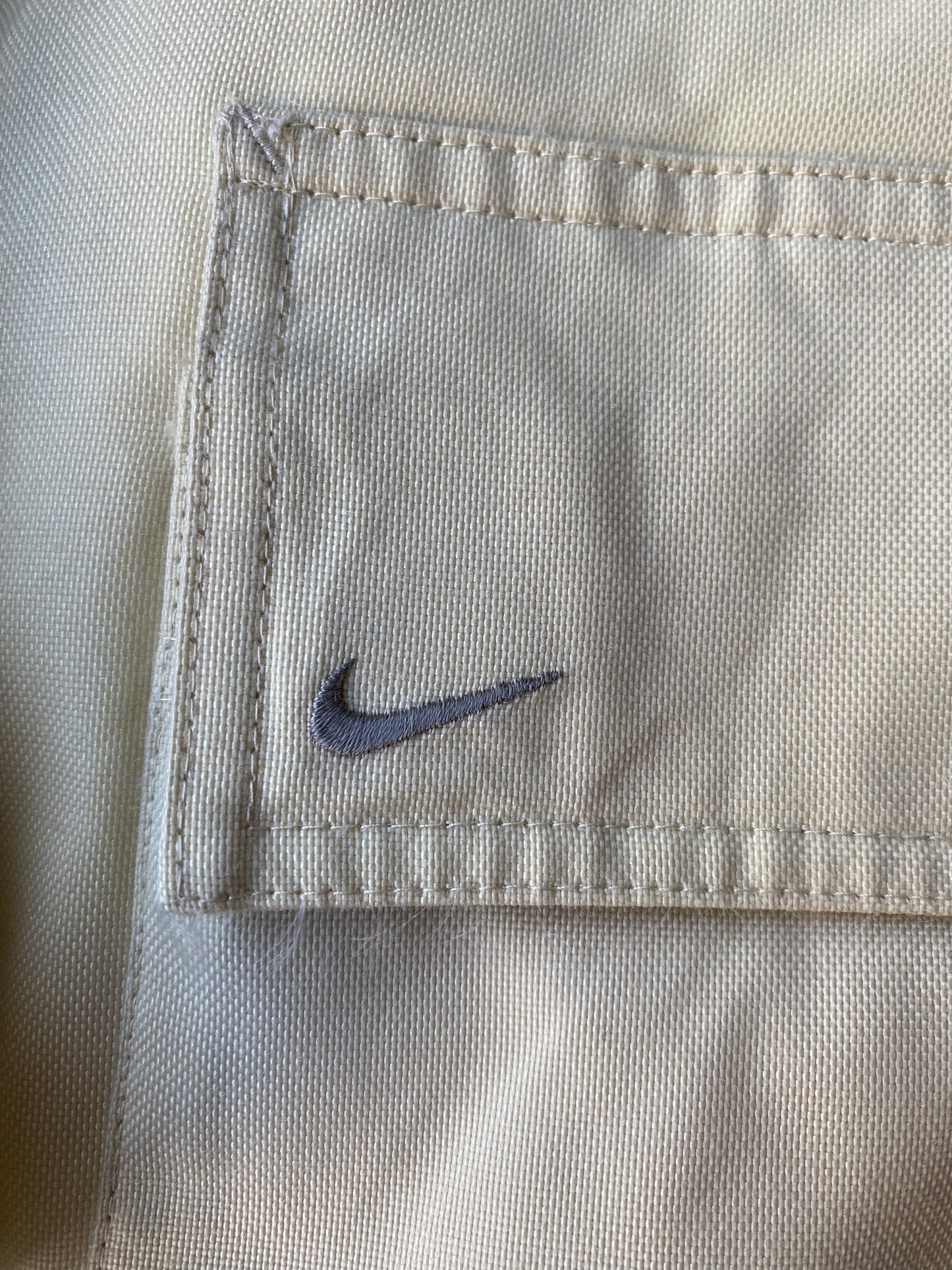 Doudoune longue Nike vintage, crème, M oversize