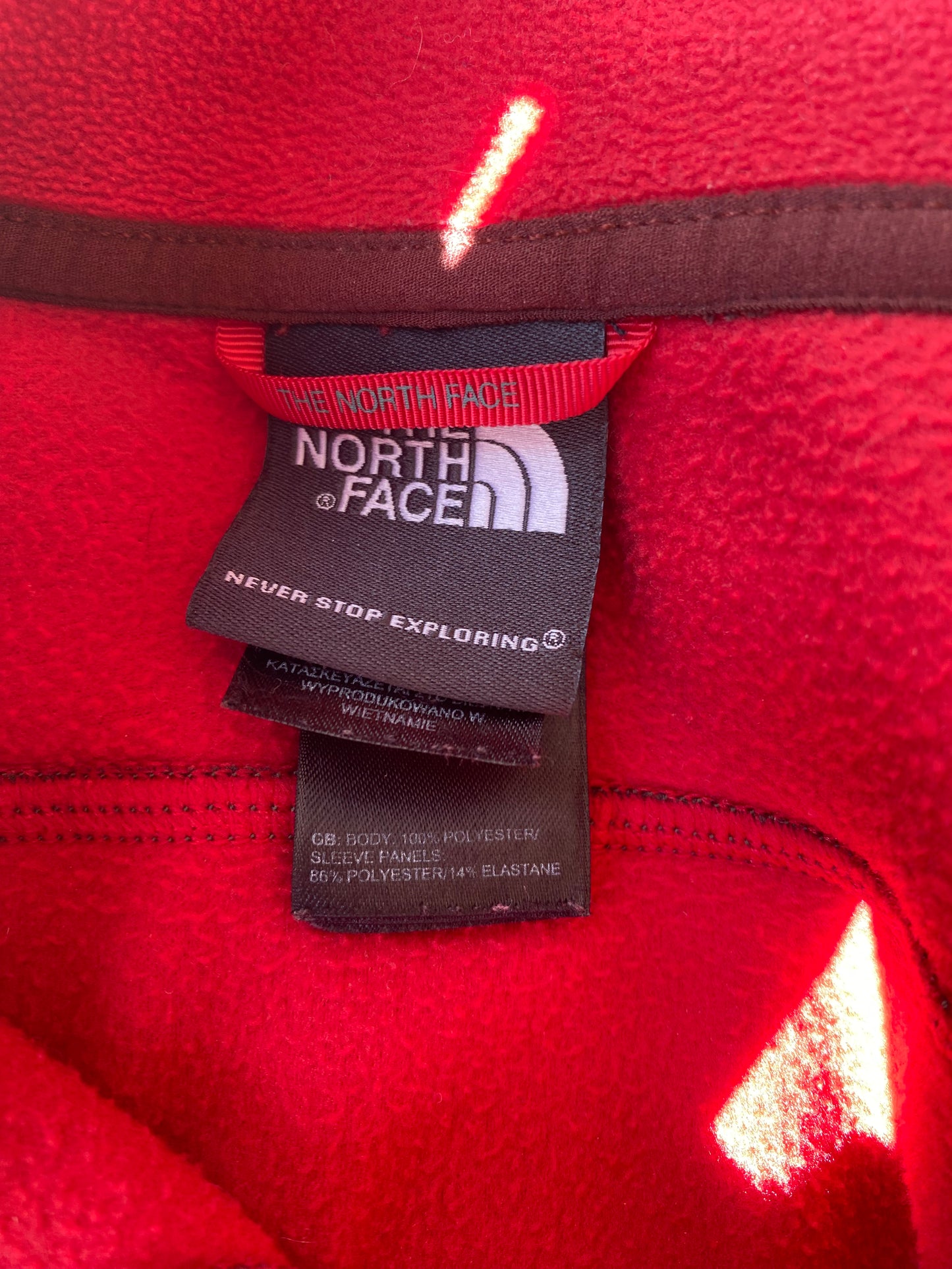 Polaire The north face, rouge, L