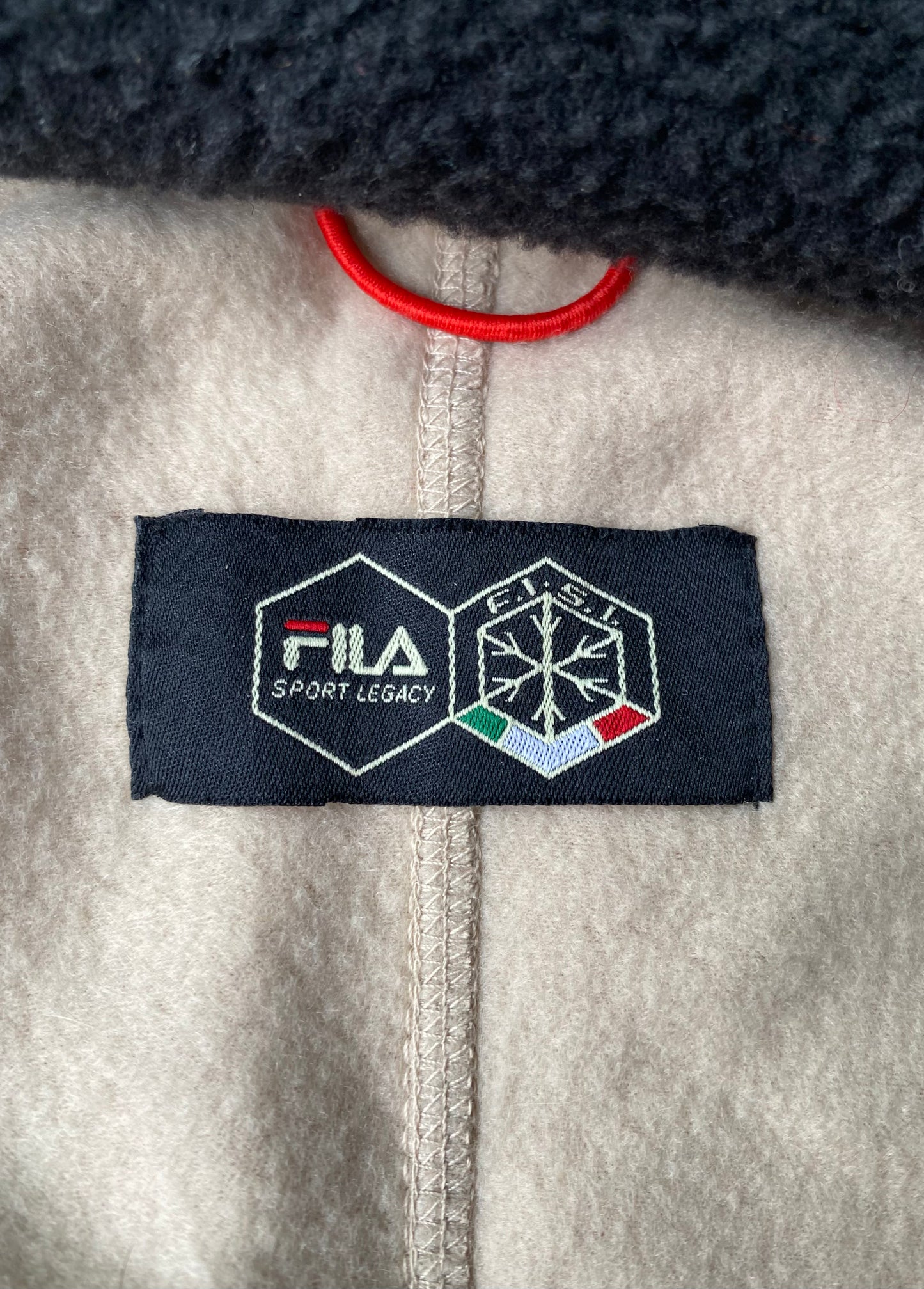 Veste polaire Fila, crème, L