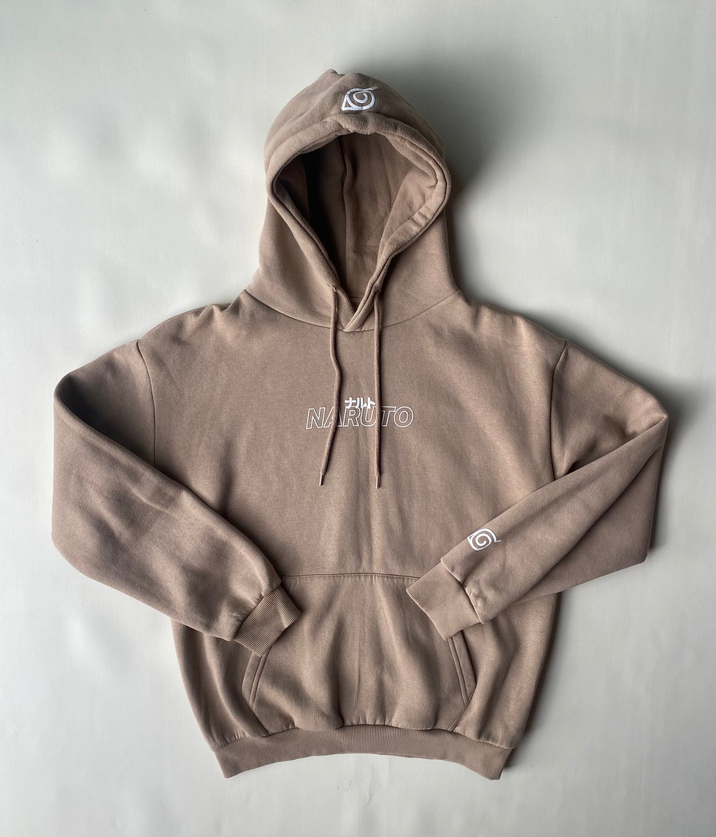 Hoodie Naruto (pull & bear), Marron clair/sable, M