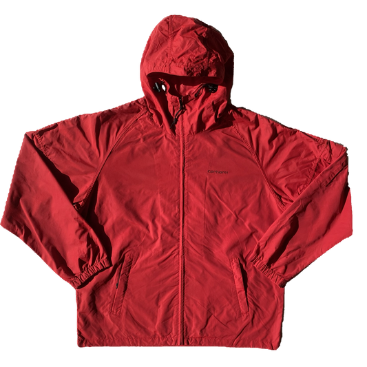 ✅ veste de pluie/coupe-vent Carhartt, rouge, L