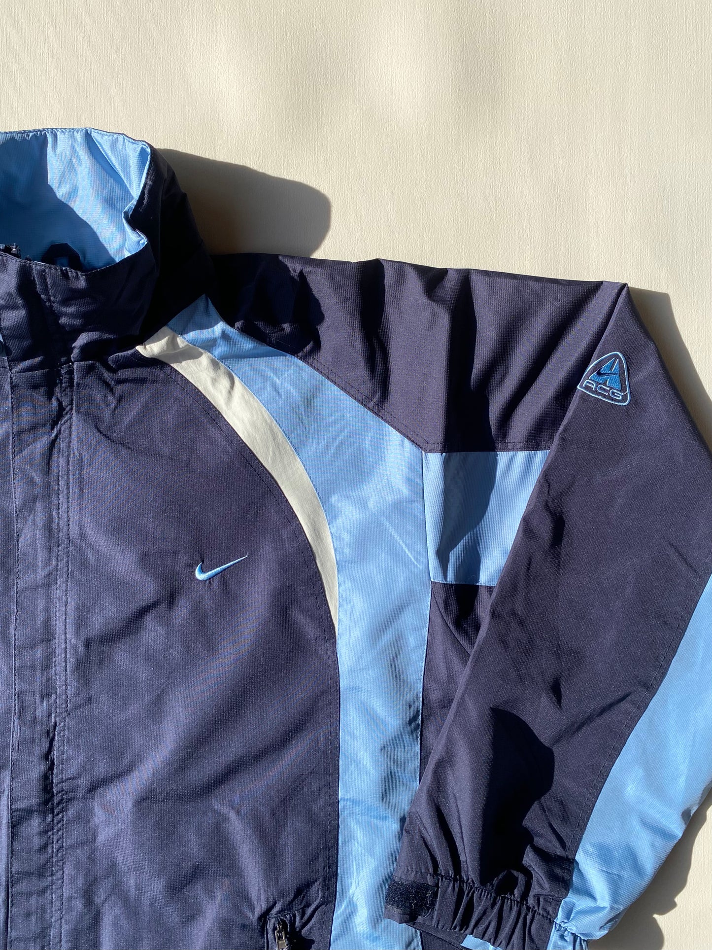 Veste vintage Nike ACG, bleu, M